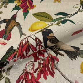 Țesătură decorativă Linenlook Lemon Tropic Artisan digital print