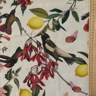 Țesătură decorativă Linenlook Lemon Tropic Artisan digital print