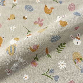 Țesătură decorativă Linenlook premium Easter Doodle Icon