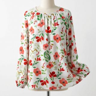 Viscoză RADIANCE Flowers Conie red digital print