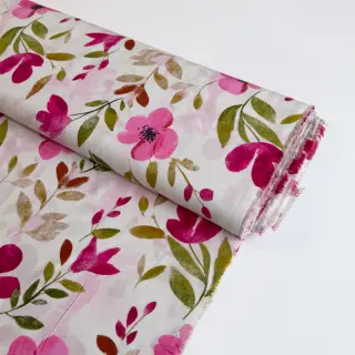 Viscoză RADIANCE Flowers Conie pink digital print