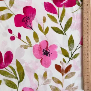 Viscoză RADIANCE Flowers Conie pink digital print