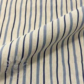 Țesătură decorativă Linenlook premium Wavy Art Stripe