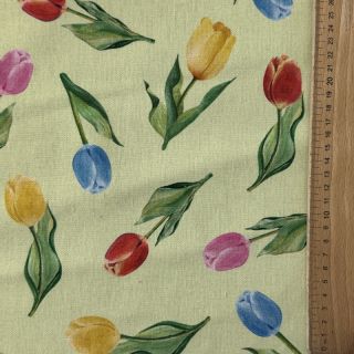 Țesătură decorativă Tulip Flower Field digital print