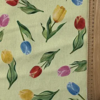 Țesătură decorativă Tulip Flower Field digital print