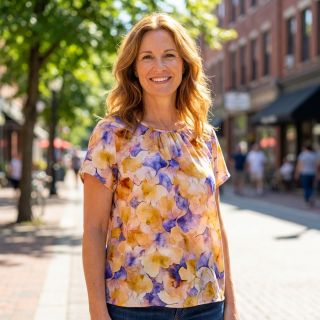 Viscoză RADIANCE Flower design D digital print