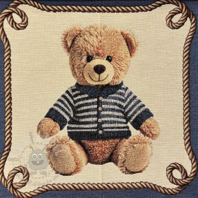 Țesătură decorativă GOBELIN PREMIUM Teddy Bear Nautic PANEL