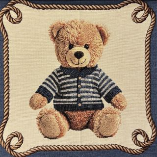 Țesătură decorativă GOBELIN PREMIUM Teddy Bear Nautic PANEL