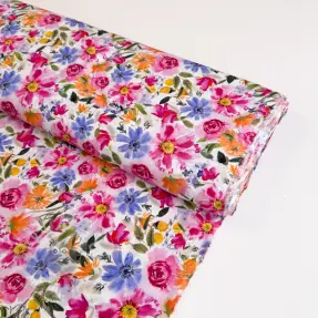 Viskóza RADIANCE Flowers Polly digital print