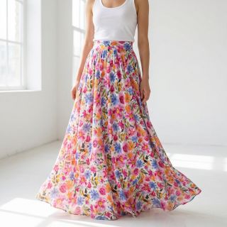 Viscoză RADIANCE Flowers Polly digital print