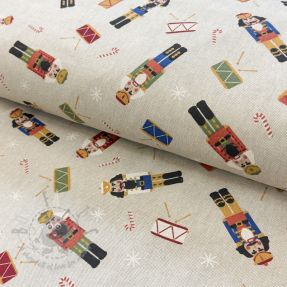 Țesătură decorativă Linenlook premium Nutcracker Candy Drum