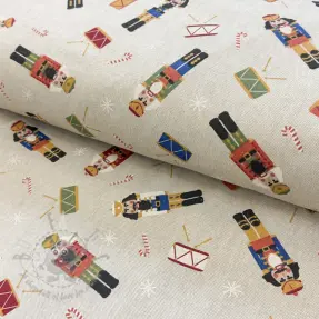 Țesătură decorativă Linenlook premium Nutcracker Candy Drum