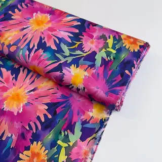 Viscoză SATIN Flowers Danna digital print