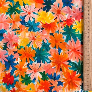 Viscoză ECOVERO Flowers design C digital print