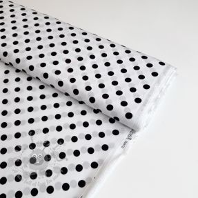 Viscoză RADIANCE Polka dot white