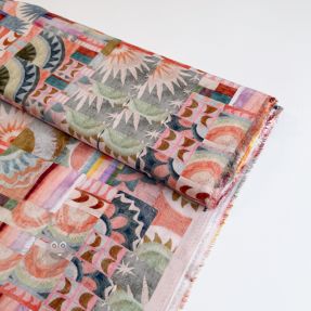 Viscoză ECOVERO Abstract multi digital print