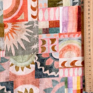 Viscoză ECOVERO Abstract multi digital print