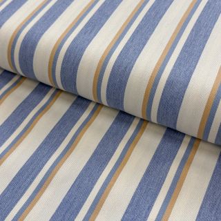 JEANS DENIM YARN DYED Stripe camel