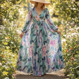 Viscoză RADIANCE Flower design C digital print