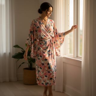 Viscoză SATIN Flowers Tora digital print