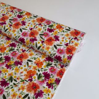 Viscoză STRETCH Flowers Sonja digital print