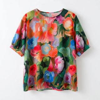 Viscoză RADIANCE Flower design B digital print