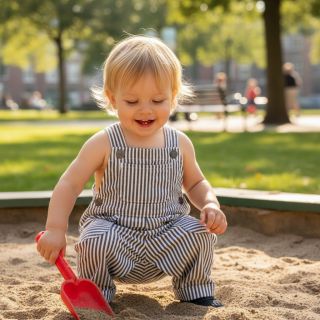 Mușelină YARN DYED Summer stripe navy
