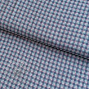 Țesătură din bumbac YARN DYED Check Anabel teal