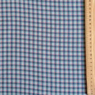 Țesătură din bumbac YARN DYED Check Anabel teal