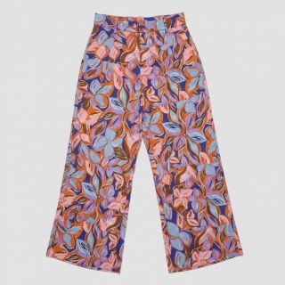 Țesătură din bumbac VISCOSE Flowers dark petrol