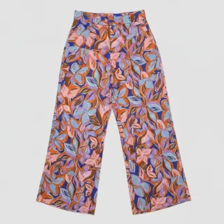Țesătură din bumbac VISCOSE Flowers dark petrol