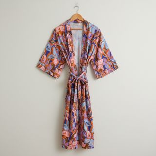 Țesătură din bumbac VISCOSE Flowers dark petrol