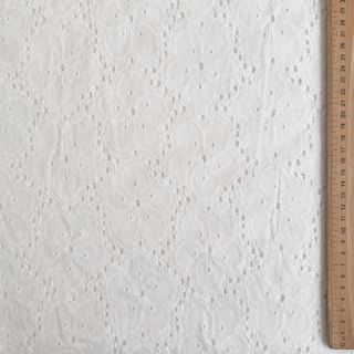 Țesătură din bumbac EMBROIDERY 2 side Camelia