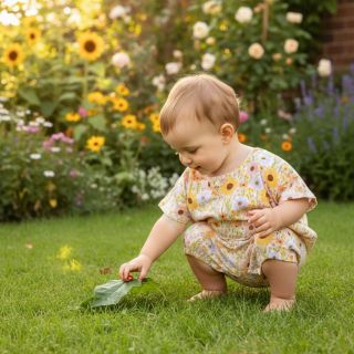 Mușelină Flowers Hot summer digital print