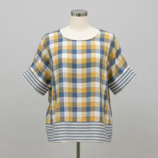 Mușelină DOUBLE SIDED Summer Check