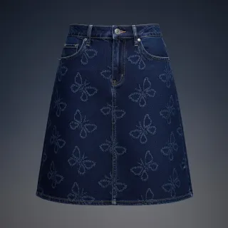 JEANS DENIM JACQUARD Butterflies