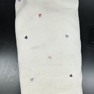 Stofă palton TEDDY EMBROIDERY Hearts ecru 2nd class