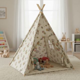 Țesătură decorativă Linenlook Tomte Easter Egg digital print