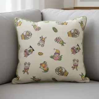 Țesătură decorativă Linenlook Tomte Easter Egg digital print