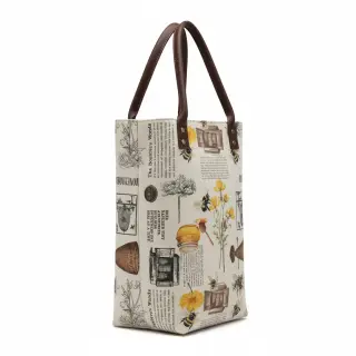 Țesătură decorativă Linenlook Bee Honey Recipe digital print