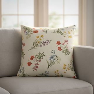 Țesătură decorativă Linenlook Delicate Floral Field digital print