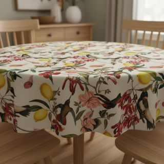 Țesătură decorativă Linenlook Lemon Tropic Artisan digital print