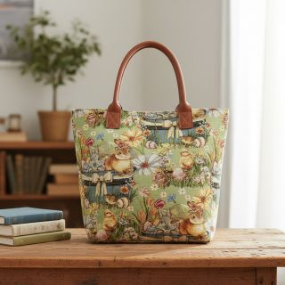 Țesătură decorativă GOBELIN premium Playful Easter Scene