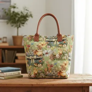 Țesătură decorativă GOBELIN premium Playful Easter Scene