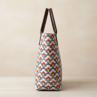 Țesătură decorativă Linenlook Graphic Flower Scale digital print