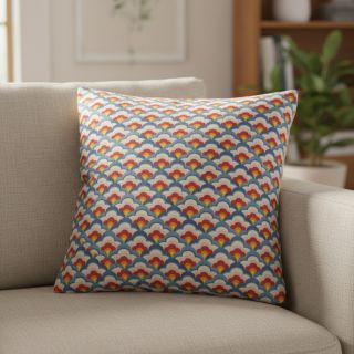 Țesătură decorativă Linenlook Graphic Flower Scale digital print