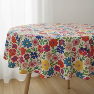 Țesătură decorativă Linenlook Flower Fiesta Field digital print