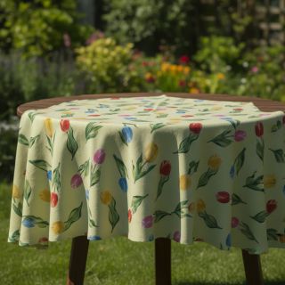 Țesătură decorativă Tulip Flower Field digital print