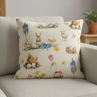 Țesătură decorativă Easter Garden Joy digital print