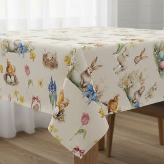 Țesătură decorativă Easter Garden Joy digital print